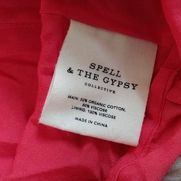 Spell Designs Exclusive Red Seashell Gown Maxi Dress M Free People Mermaid FP - Picture 11 of 16